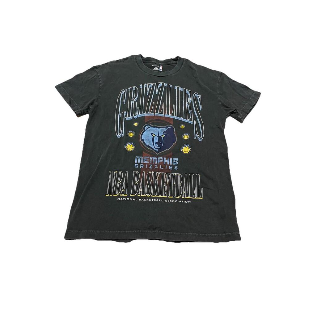 Memphis Grizzlies  Abercrombie & Fitch NBA DRK‎ GRAY T Shirt Mens Size M H74